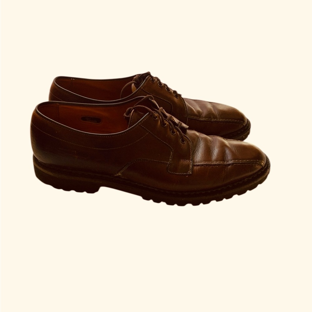 Allen Edmonds Mapleton Bicycle Toe Brown Leather Oxfords Men's Size 11.5